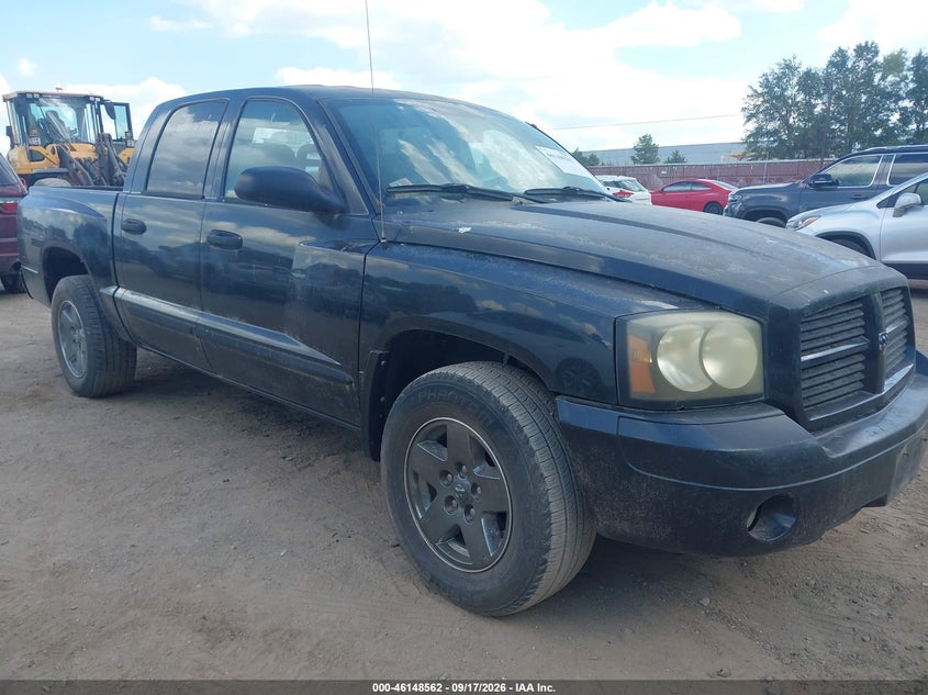 2006 Dodge Dakota VIN 1D7HE48K76S652845 IAAI salvage auction — NORMAL WEAR, Original (Texas), sold $0 on 2026-09-29 (photo 1)