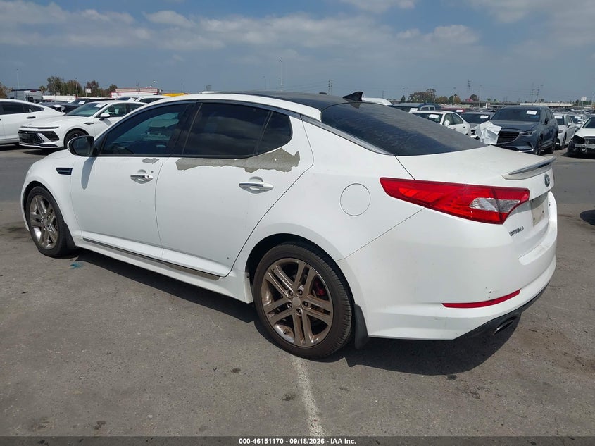 2013 Kia Optima VIN 5XXGR4A67DG163876 IAAI salvage auction — NORMAL WEAR, Wait Title, sold $425 on 2026-10-07 (photo 3)