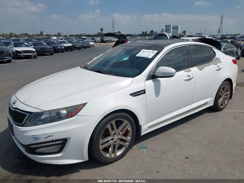 2013 Kia Optima VIN 5XXGR4A67DG163876 IAAI salvage auction — NORMAL WEAR, Wait Title, sold $425 on 2026-10-07 (photo 6)