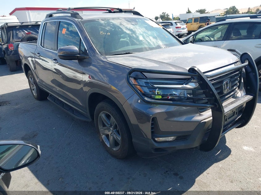 2021 Honda Ridgeline VIN 5FPYK3F51MB016434 — IAAI salvage auction photo