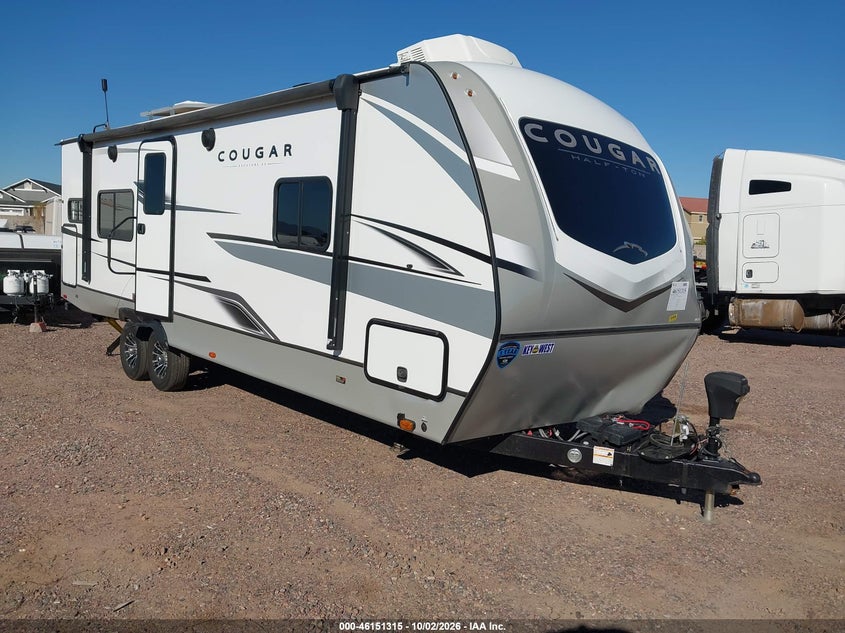 2024 Keystone Cougar VIN 4YDTCGM2XRC504945 IAAI salvage auction — Rollover, Non-Repairable, sold $675 on 2026-10-13 (photo 1)