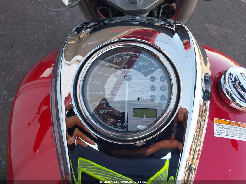 2014 Yamaha Xv VIN JYAVN01E0EA019131 IAAI salvage auction — NORMAL WEAR, Clear (Nevada), sold $1,300 on 2026-09-25 (photo 7)