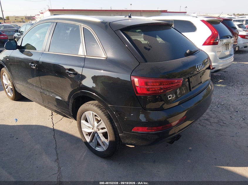 2018 Audi Q3 VIN WA1BCCFS0JR011842 IAAI salvage auction — NORMAL WEAR, Wait Title, sold $1,000 on 2026-10-03 (photo 3)