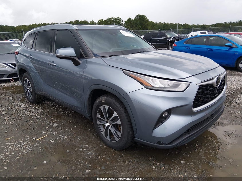 2020 Toyota Highlander VIN 5TDGZRAH2LS016554 — IAAI salvage auction photo