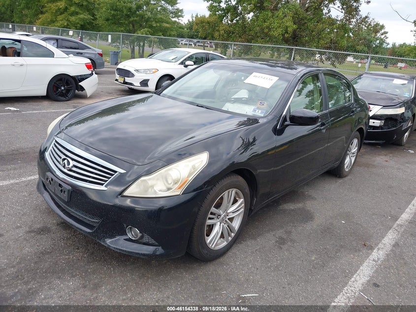 2013 Infiniti G VIN JN1CV6AR5DM760828 IAAI salvage auction — WATER/FLOOD, Salvage (Idaho), sold $25 on 2026-10-07 (photo 2)