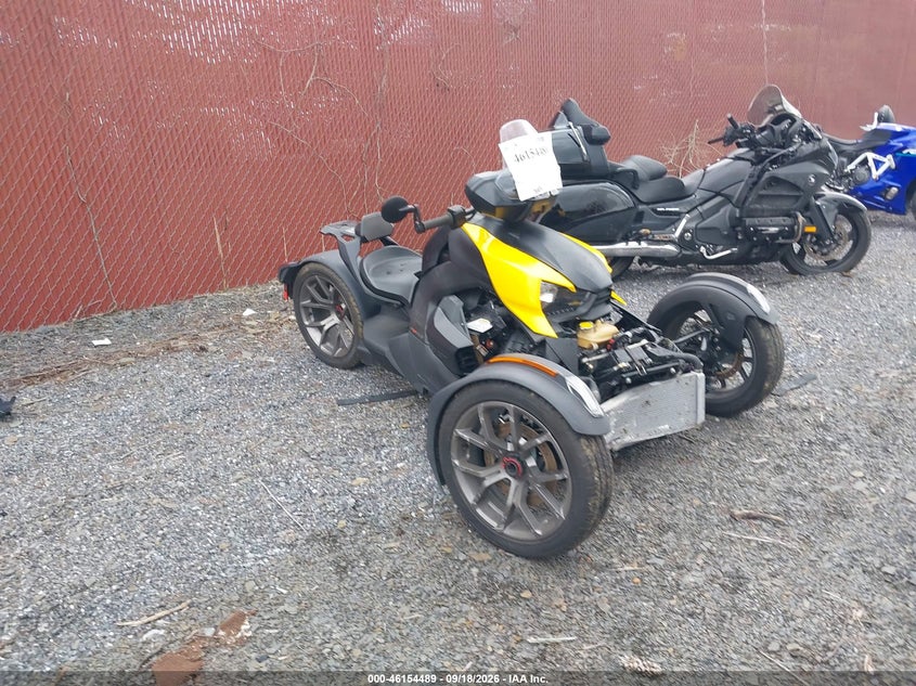 2023 Can-am/ brp Ryker VIN 3JB2FEF43PJ001430 IAAI salvage auction — FRONT END, Wait Title, sold $675 on 2026-10-12 (photo 1)
