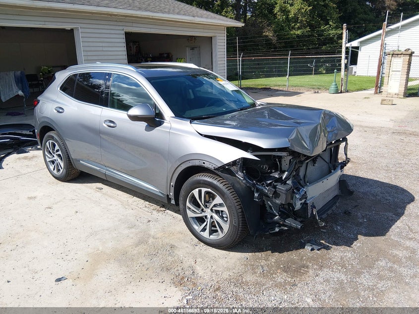 2021 Buick Envision VIN LRBFZPR46MD075295 IAAI salvage auction — FRONT END, Salvage (Ohio), sold $6,200 on 2026-09-28 (photo 1)