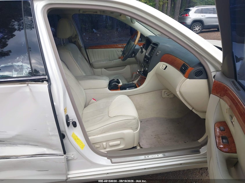 2006 Lexus Ls 430 VIN JTHBN36F265041215 IAAI salvage auction — SIDE, Clear (Virginia), sold $2,300 on 2026-10-03 (photo 5)
