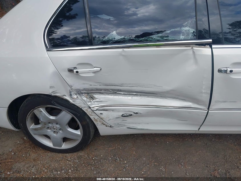 2006 Lexus Ls 430 VIN JTHBN36F265041215 IAAI salvage auction — SIDE, Clear (Virginia), sold $2,300 on 2026-10-03 (photo 6)