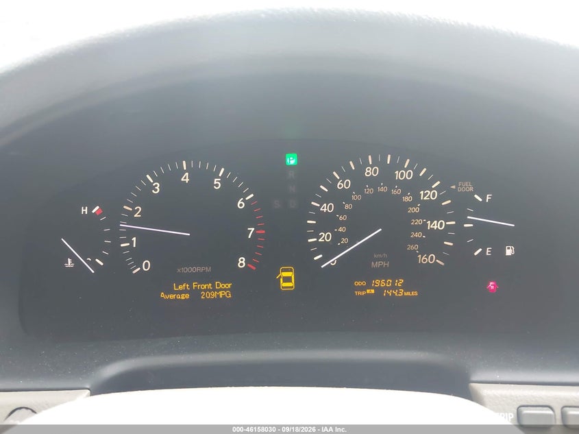 2006 Lexus Ls 430 VIN JTHBN36F265041215 IAAI salvage auction — SIDE, Clear (Virginia), sold $2,300 on 2026-10-03 (photo 7)