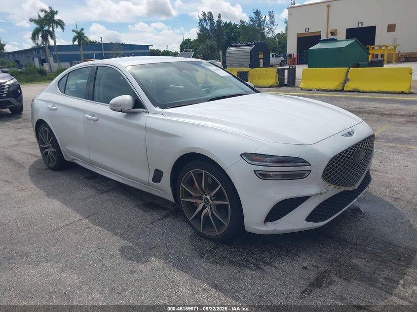 2025 Genesis G70 VIN KMTG34SC1SU155965 — IAAI salvage auction photo