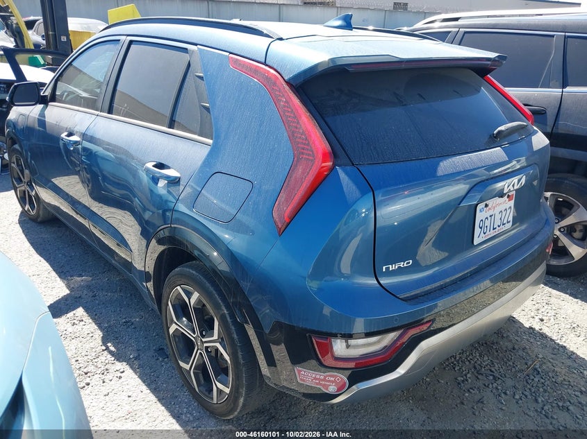 2023 Kia Niro VIN KNDCR3LF9P5050557 IAAI salvage auction — ROOF, Salvage Certificate (California), sold $8,800 on 2026-10-04 (photo 3)