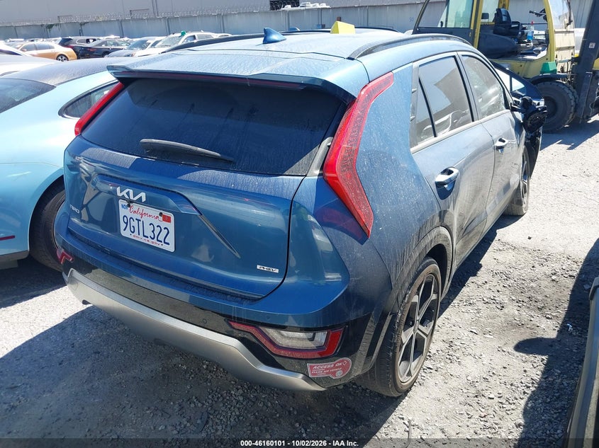 2023 Kia Niro VIN KNDCR3LF9P5050557 IAAI salvage auction — ROOF, Salvage Certificate (California), sold $8,800 on 2026-10-04 (photo 4)