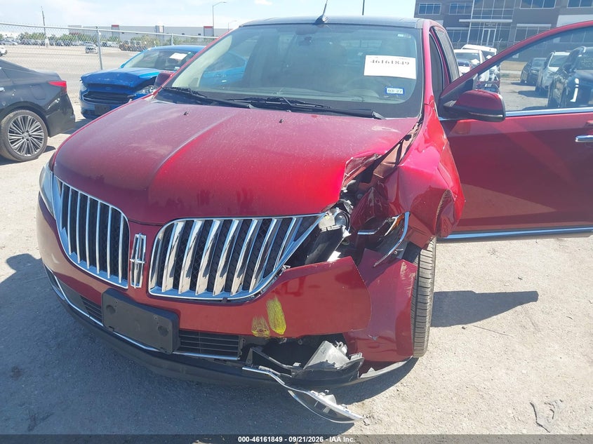 2013 Lincoln Mkx VIN 2LMDJ6JK8DBL25291 IAAI salvage auction — LEFT FRONT, Salvage (Texas), sold $800 on 2026-10-07 (photo 6)