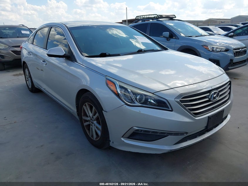 2015 Hyundai Sonata VIN 5NPE24AF0FH224519 IAAI salvage auction — NORMAL WEAR, Original (Texas), sold $775 on 2026-10-07 (photo 1)