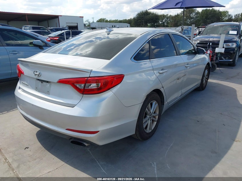 2015 Hyundai Sonata VIN 5NPE24AF0FH224519 IAAI salvage auction — NORMAL WEAR, Original (Texas), sold $775 on 2026-10-07 (photo 4)