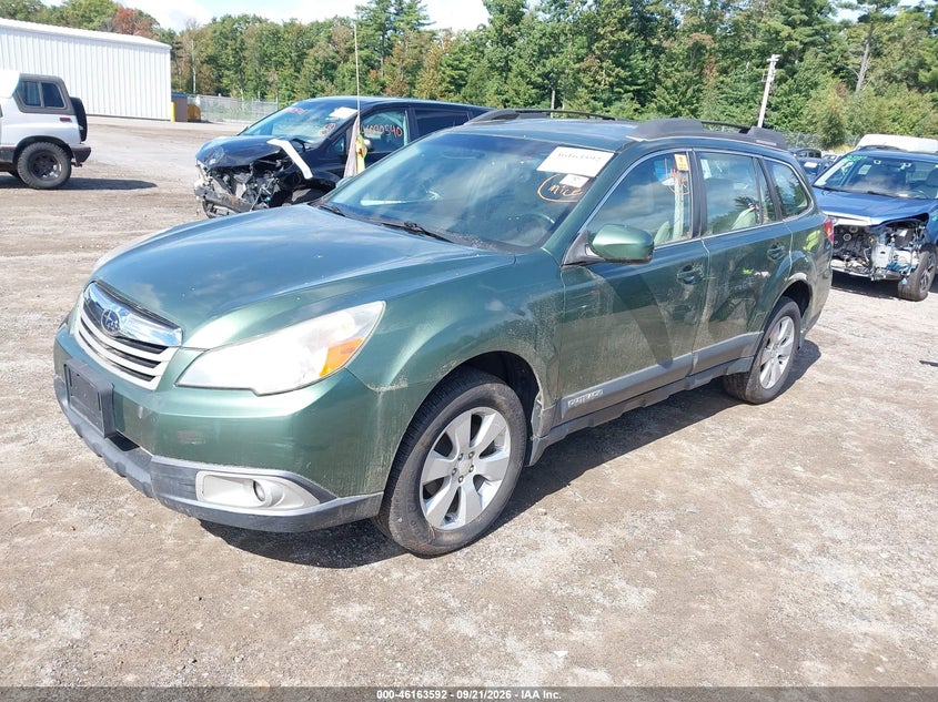 2012 Subaru Outback VIN 4S4BRBAC5C3266146 IAAI salvage auction — NORMAL WEAR, Clear (Massachusetts), sold $125 on 2026-09-26 (photo 2)
