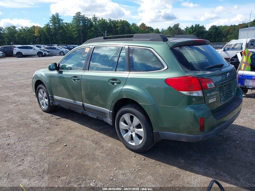 2012 Subaru Outback VIN 4S4BRBAC5C3266146 IAAI salvage auction — NORMAL WEAR, Clear (Massachusetts), sold $125 on 2026-09-26 (photo 3)