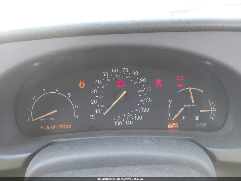 1997 Saab 900 VIN YS3DF35N0V2037432 IAAI salvage auction — UNKNOWN, Salvage (Idaho), sold $400 on 2026-09-24 (photo 7)