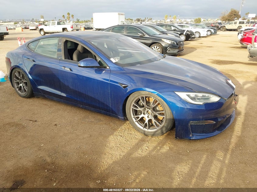 2021 Tesla Model s VIN 5YJSA1E57MF428297 — IAAI salvage auction photo