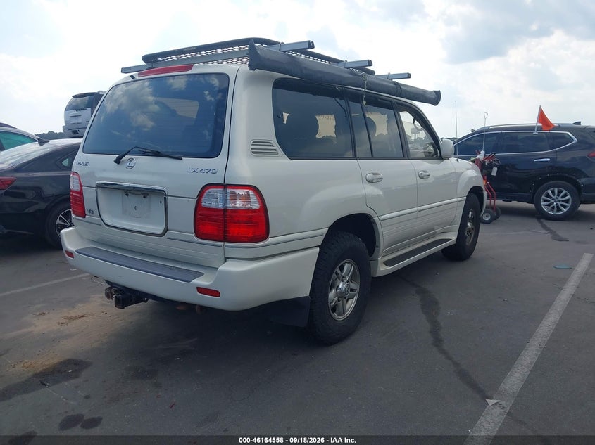 2001 Lexus Lx 470 VIN JTJHT00W413502800 IAAI salvage auction — NORMAL WEAR, Clear (North Carolina), sold $3,350 on 2026-10-02 (photo 4)