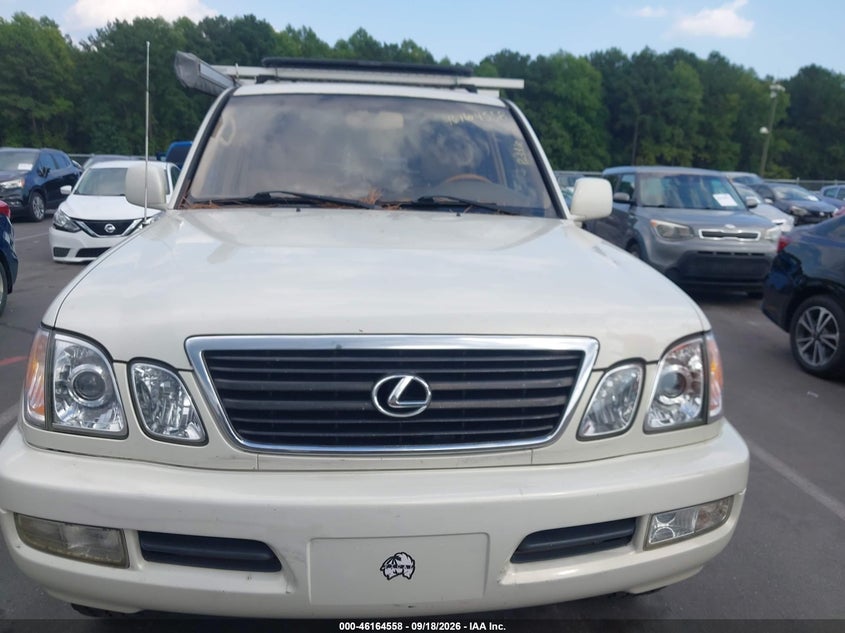 2001 Lexus Lx 470 VIN JTJHT00W413502800 IAAI salvage auction — NORMAL WEAR, Clear (North Carolina), sold $3,350 on 2026-10-02 (photo 6)