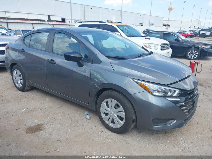 2025 Nissan Versa VIN 3N1CN8DV4SL844120 IAAI salvage auction — LEFT FRONT, Enterprise Vehicles Clear Only (Texas), sold $525 on 2026-09-26 (photo 1)