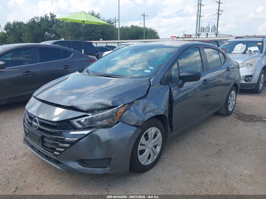 2025 Nissan Versa VIN 3N1CN8DV4SL844120 IAAI salvage auction — LEFT FRONT, Enterprise Vehicles Clear Only (Texas), sold $525 on 2026-09-26 (photo 2)