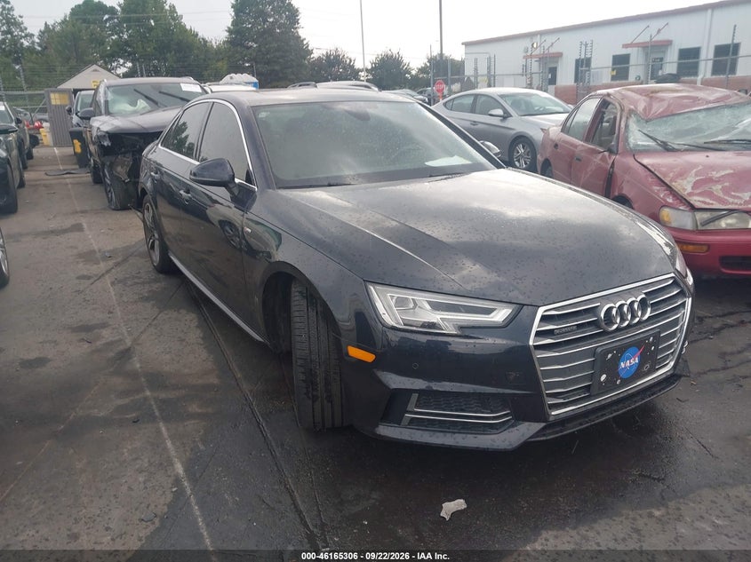 2017 Audi A4 VIN WAUENAF47HN047142 — IAAI salvage auction photo