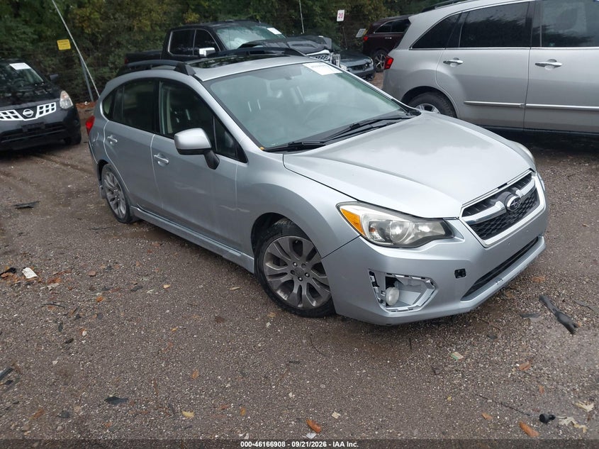 2012 Subaru Impreza VIN JF1GPAU60CH211449 IAAI salvage auction — NORMAL WEAR, Clear (Indiana), sold $250 on 2026-10-03 (photo 1)