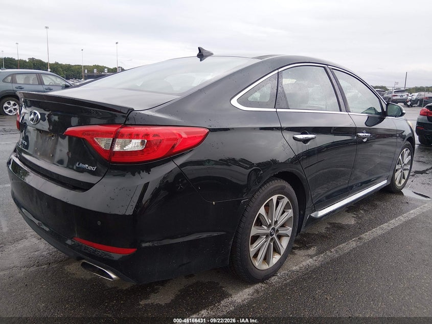 2016 Hyundai Sonata VIN 5NPE34AF2GH275759 IAAI salvage auction — SIDE, Clear (New Jersey), sold $0 on 2026-09-30 (photo 4)