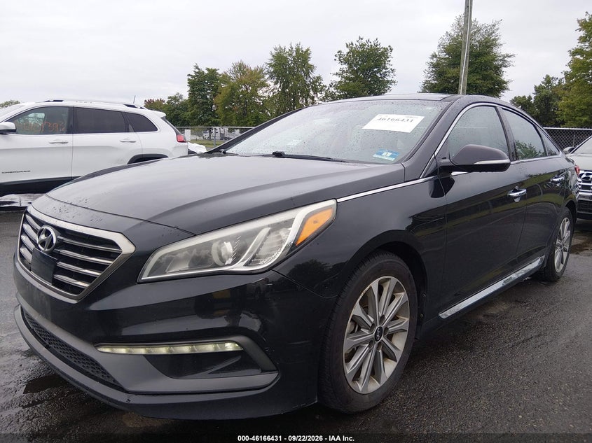 2016 Hyundai Sonata VIN 5NPE34AF2GH275759 IAAI salvage auction — SIDE, Clear (New Jersey), sold $0 on 2026-09-30 (photo 6)