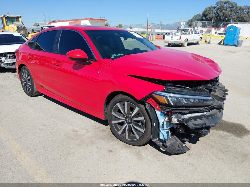 2022 Honda Civic VIN 2HGFE1F78NH304574 IAAI salvage auction — FRONT END, Salvage Title, sold $4,450 on 2026-10-09 (photo 1)