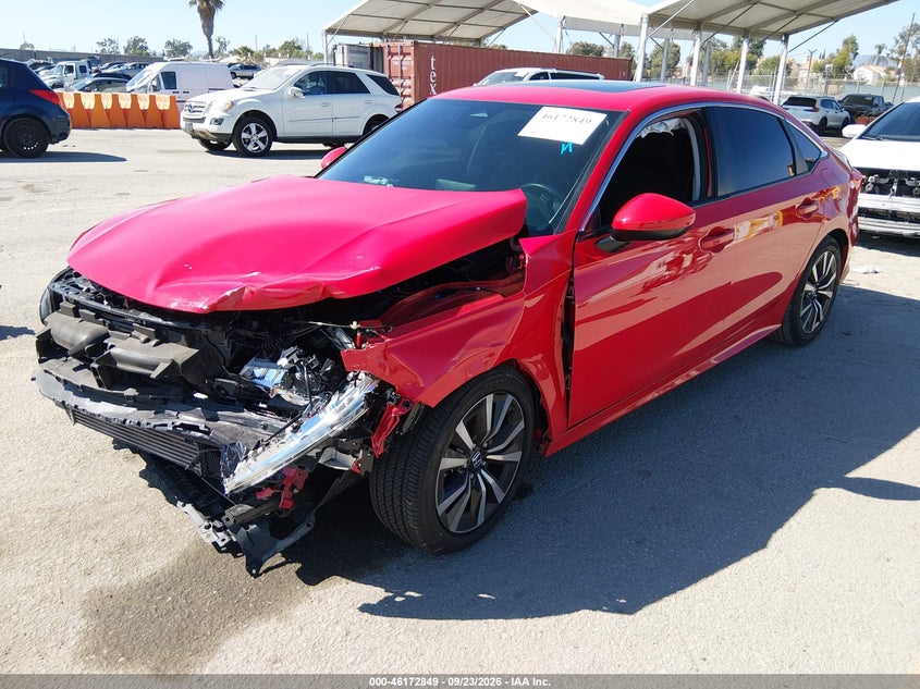 2022 Honda Civic VIN 2HGFE1F78NH304574 IAAI salvage auction — FRONT END, Salvage Title, sold $4,450 on 2026-10-09 (photo 2)