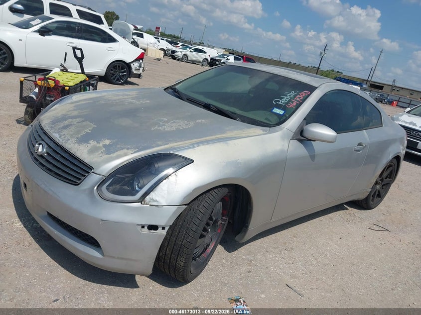 2003 Infiniti G35 VIN JNKCV54EX3M214930 IAAI salvage auction — NORMAL WEAR, Original (Texas), sold $225 on 2026-09-30 (photo 6)