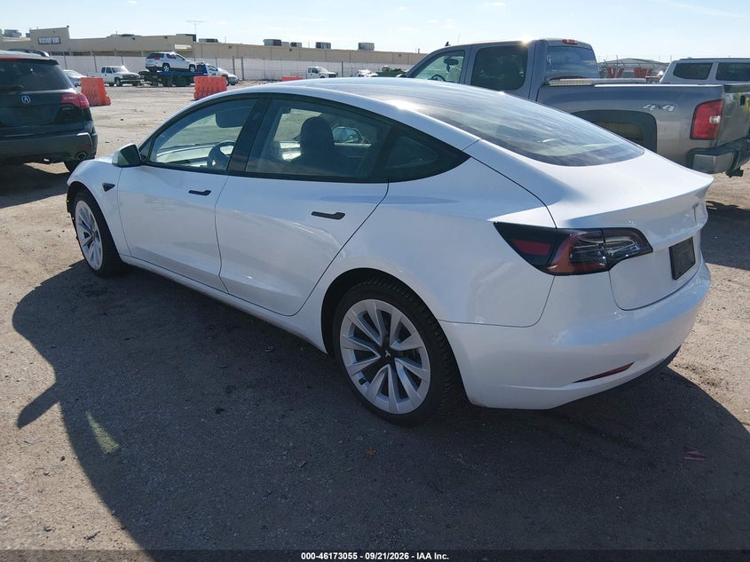 2023 Tesla Model 3 VIN 5YJ3E1EB7PF393389 IAAI salvage auction — FRONT END, Salvage Title, sold $10,200 on 2026-10-08 (photo 3)