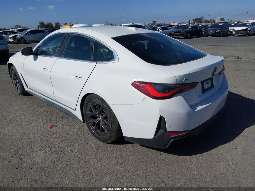 2025 BMW I4 VIN WBY23HD08SFT98632 IAAI salvage auction — FRONT END, Salvage (California), sold $22,750 on 2026-10-15 (photo 3)