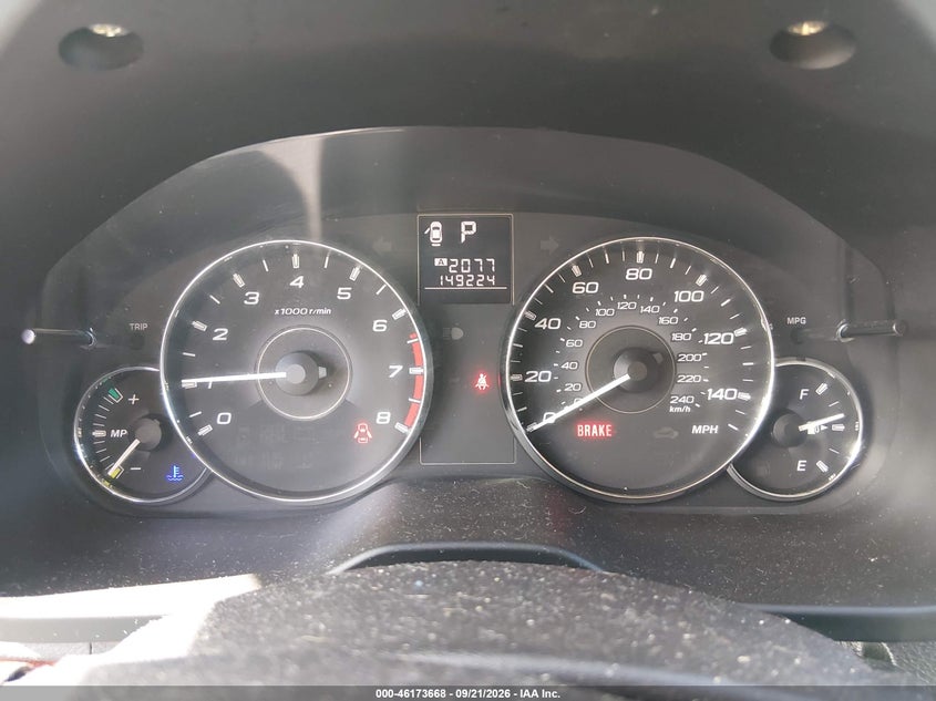 2011 Subaru Outback VIN 4S4BRBKC2B3349210 IAAI salvage auction — NORMAL WEAR, Clear (Pennsylvania), sold $1,350 on 2026-10-01 (photo 7)