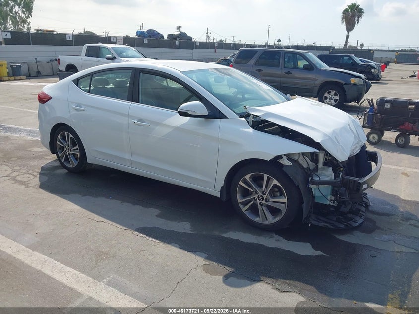 2018 Hyundai Elantra VIN 5NPD84LF4JH268491 IAAI salvage auction — FRONT END, Wait Title, sold $1,900 on 2026-10-05 (photo 1)