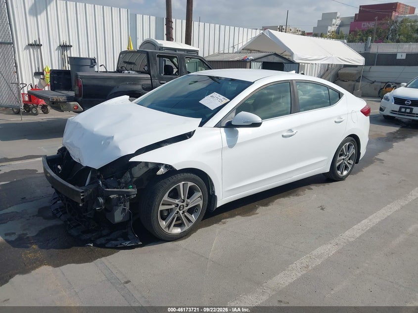 2018 Hyundai Elantra VIN 5NPD84LF4JH268491 IAAI salvage auction — FRONT END, Wait Title, sold $1,900 on 2026-10-05 (photo 2)