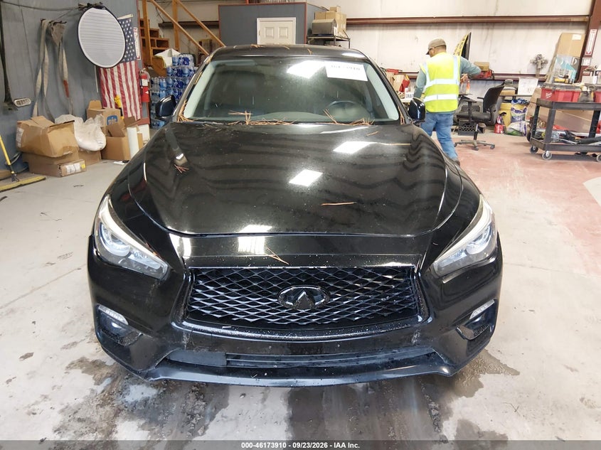 2019 Infiniti Q50 VIN JN1EV7AR1KM558354 IAAI salvage auction — NORMAL WEAR, Clear (Virginia), sold $2,100 on 2026-10-11 (photo 6)