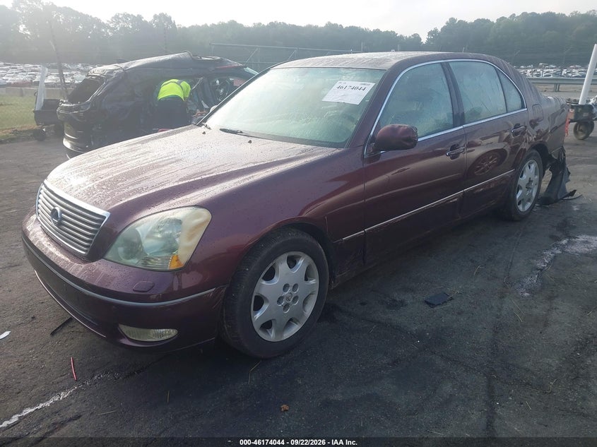 2003 Lexus Ls 430 VIN JTHBN30F730096115 IAAI salvage auction — SIDE, Salvage (North Carolina), sold $3,025 on 2026-10-10 (photo 2)