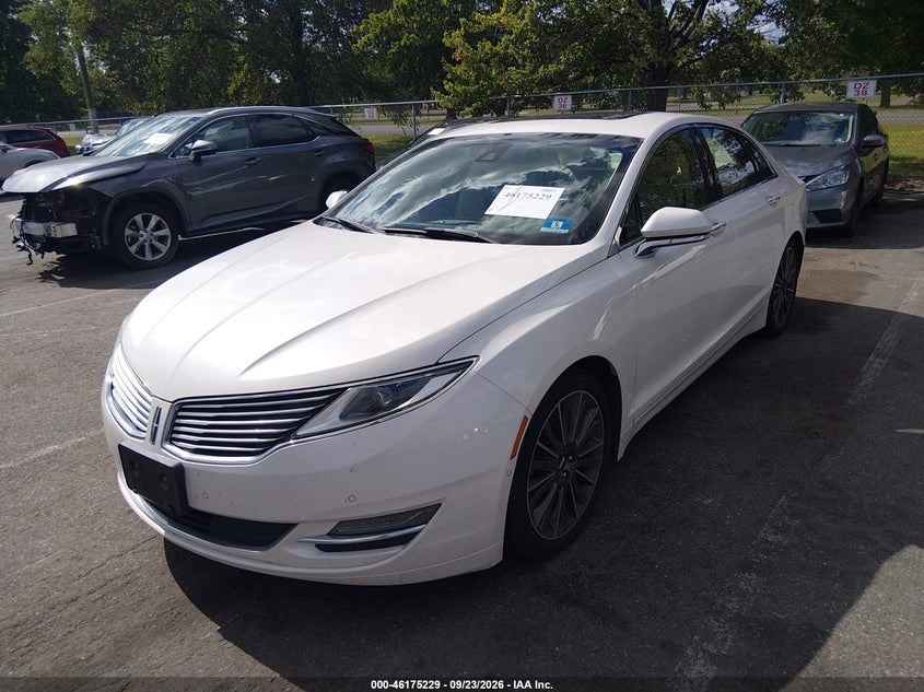 2014 Lincoln Mkz VIN 3LN6L2LU9ER817191 IAAI salvage auction — LEFT REAR, Clear (New Jersey), sold $1,350 on 2026-10-12 (photo 2)