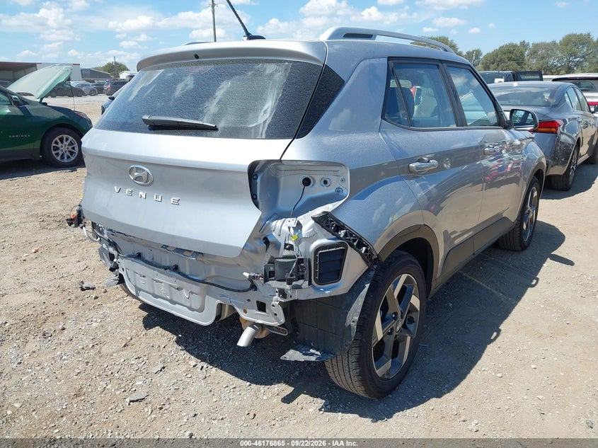 2026 Hyundai Venue VIN KMHRC8A38TU470047 IAAI salvage auction — REAR END, Enterprise Vehicles Clear Only (Texas), sold $12,600 on 2026-10-06 (photo 4)