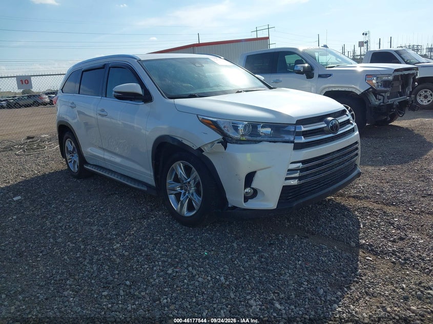 2018 Toyota Highlander VIN 5TDYZRFHXJS276193 — IAAI salvage auction photo