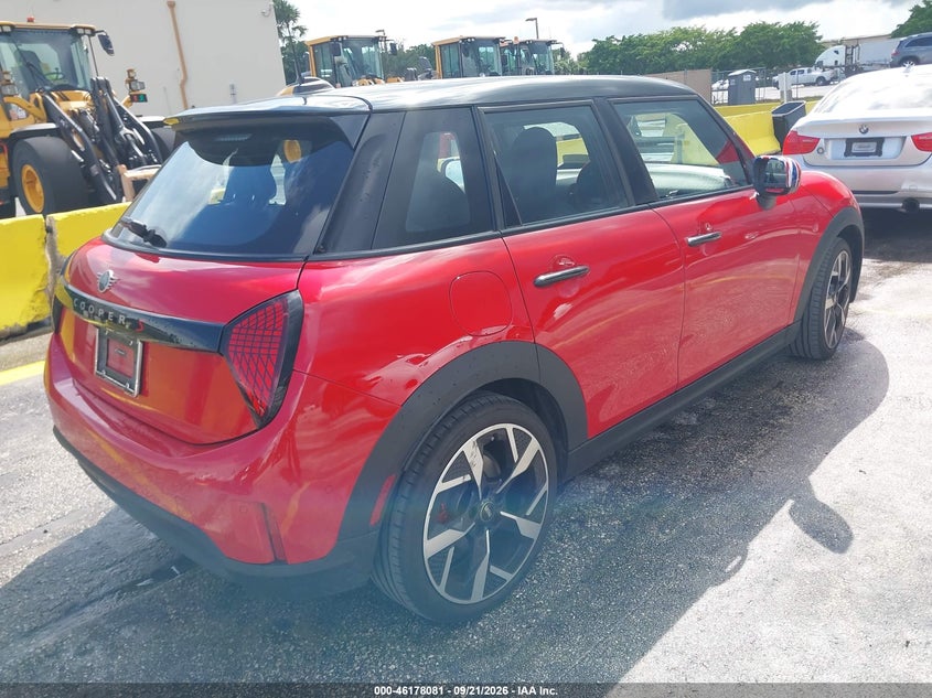 2025 Mini Hardtop VIN WMW53GD00S2W68515 IAAI salvage auction — NORMAL WEAR, Salvage (Florida), sold $0 on 2026-10-07 (photo 4)