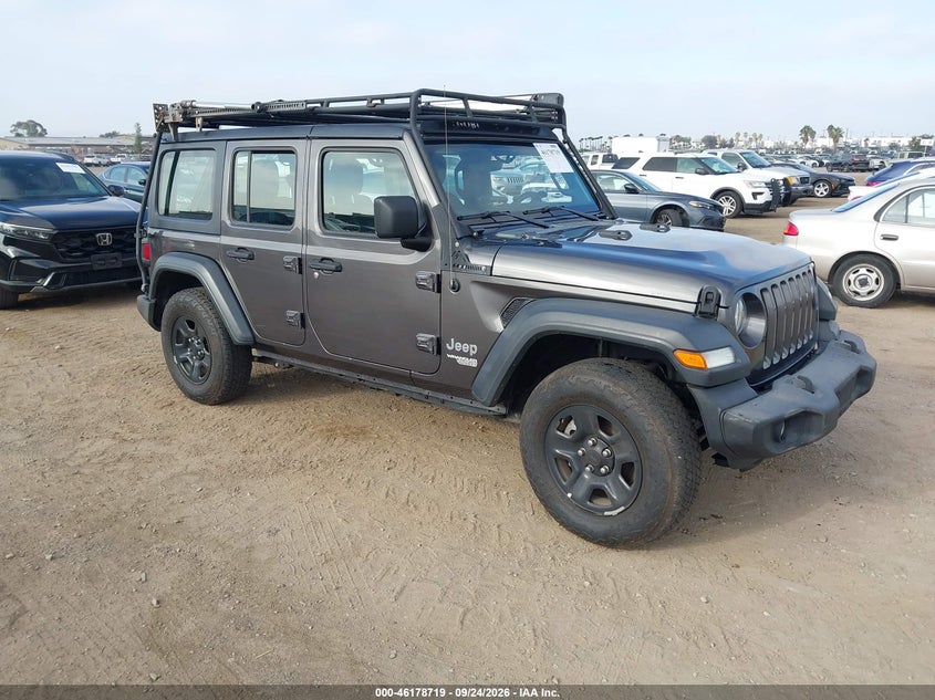 2018 Jeep Wrangler / VIN 1C4HJXDG1JW139293 — IAAI salvage auction photo