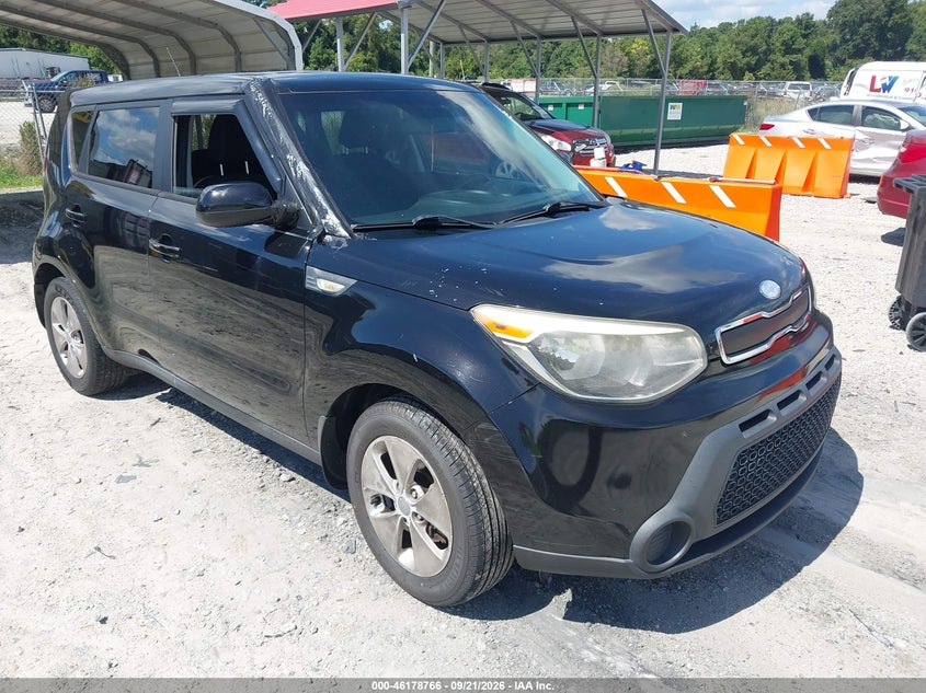 2014 Kia Soul VIN KNDJN2A23E7039326 IAAI salvage auction — NORMAL WEAR, Clear-Dealer Only (North Carolina), sold $275 on 2026-10-04 (photo 1)