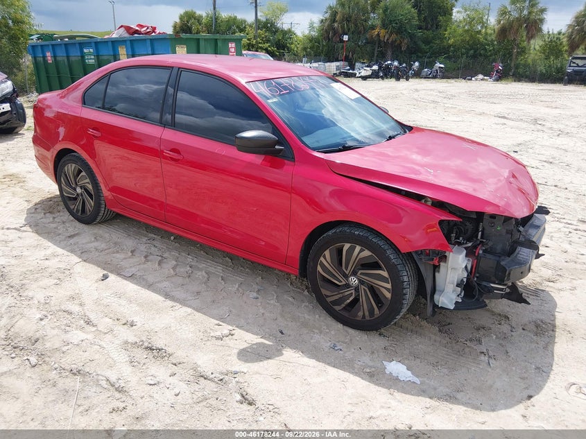 2014 Volkswagen Jetta VIN 3VW2K7AJ2EM442749 IAAI salvage auction — FRONT END, Salvage Title, sold $1,000 on 2026-10-03 (photo 1)