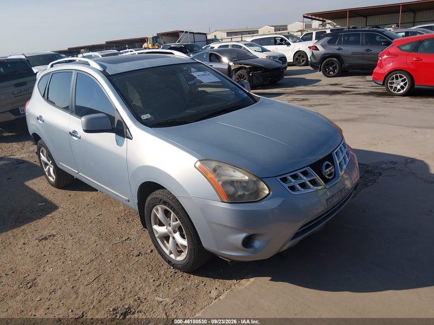 2011 Nissan Rogue VIN JN8AS5MT6BW166804 IAAI salvage auction — FRONT & REAR, Salvage (Texas), sold $725 on 2026-10-05 (photo 1)